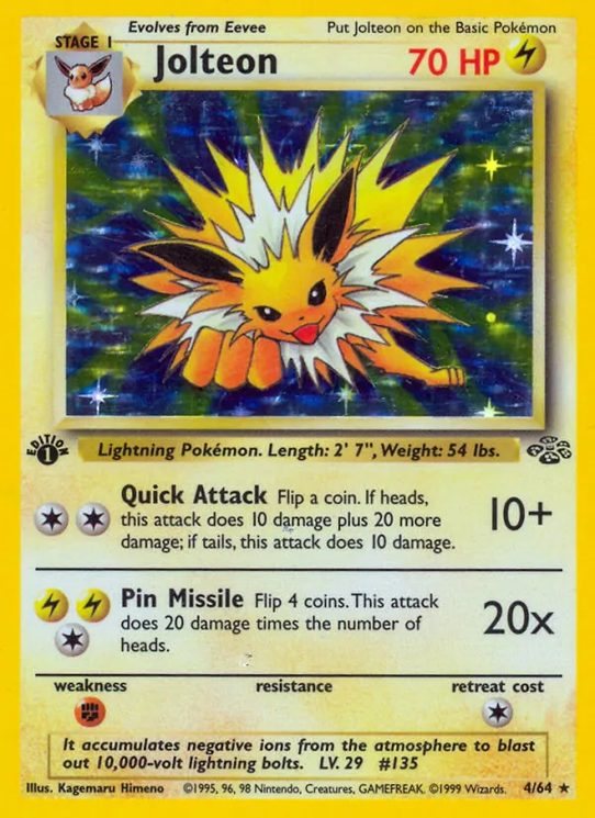 Pokémon Set: 15 Lightning cards