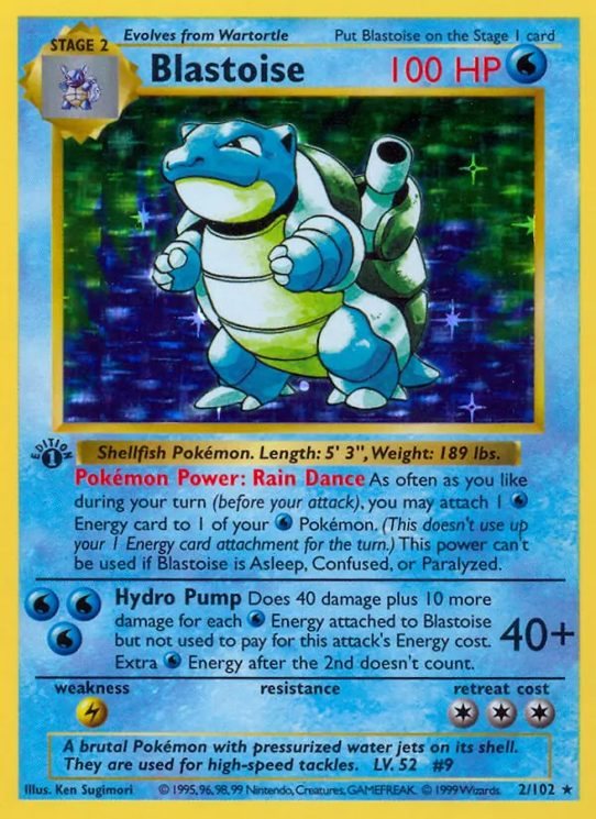 Pokémon Collection: 10 Water cards